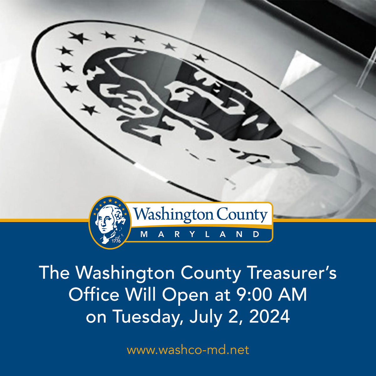 Treasurer’s Office Announces Delayed Opening on July 2, 2024 Washington County