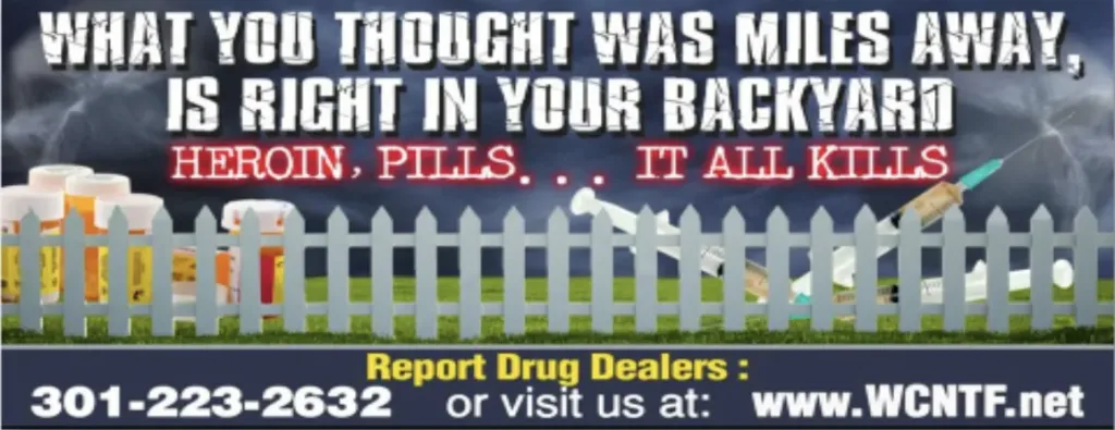 Report Drug Dealers call 301-223-2632